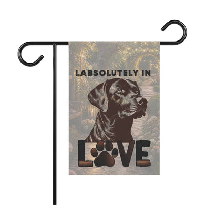 Labrador Retriever | Labsolutely in Love Garden Flag | House Banner