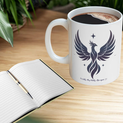 Phoenix Rising Mug - American Resilience Symbol | Patriotic Coffee Mug