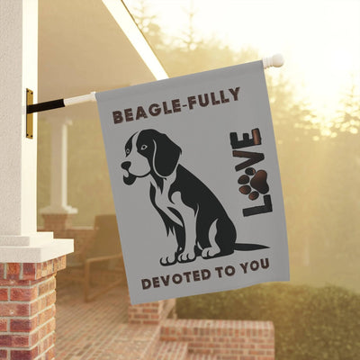 Beagle Garden Banner - Adorable Dog Design Outdoor Decor - Iron Phoenix GHG