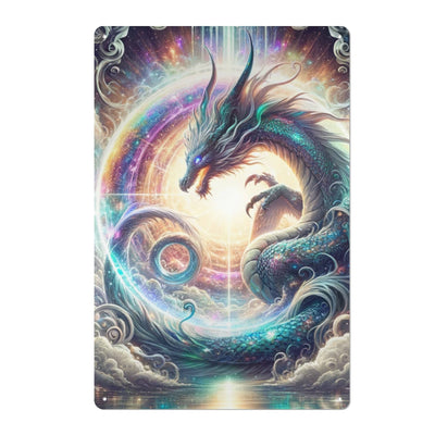 Dragon Iron Sign Wall Modern Artwork for Home Decor Main Perspective | Our Phoenix Rise