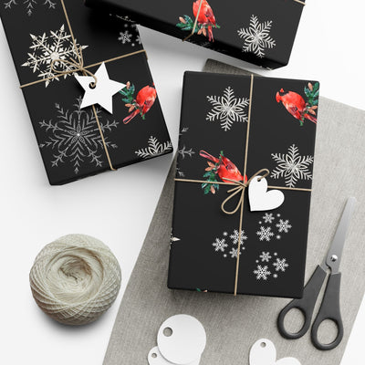 Winter Cardinal Wrapping Paper | Eco-Friendly Wrap