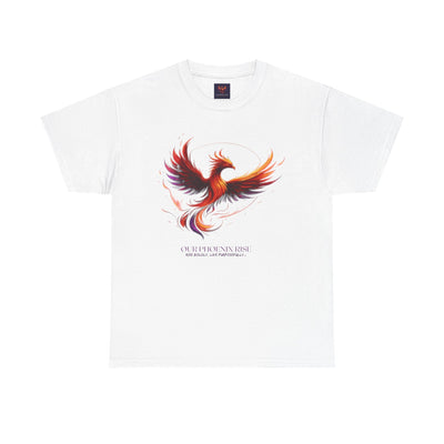 Phoenix Graphic Tee — 'Fabulous' Back Print Inspirational T-Shirt