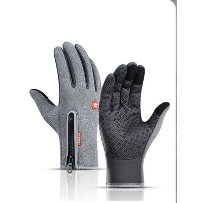 Winter Gloves Touch Screen Riding Motorcycle Sliding Waterproof Sports Gloves With Fleece - Iron Phoenix GHG