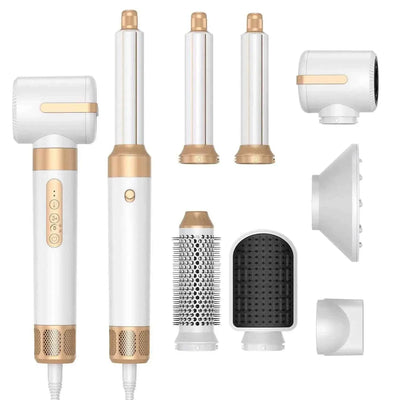 7-in-1 Professional Hair Dryer Brush - Volumizing, Curling, Styling