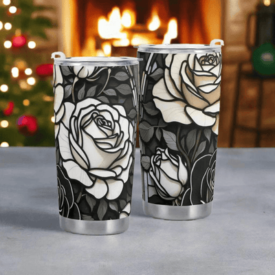 Vintage Rose Tumbler by Shadowseeker Main Perspective | Our Phoenix Rise