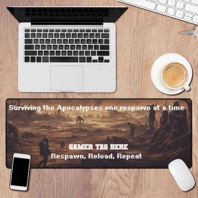 Apocalypse Survival Desk Mat | Personalized Gamer Pad