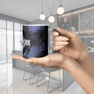 Color Changing Gamer at Work Coffee Mug - Half Revealed Design on Desk | Our Phoenix Rise