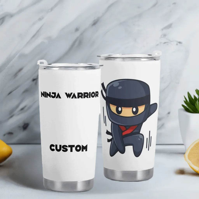 Ninja Warrior Personalized Travel Mug | Iron Phoenix GHG - Iron Phoenix GHG