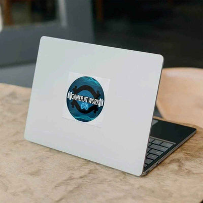Gamer At Work Clear Vinyl Sticker Shadowseeker Main Perspective | Our Phoenix Rise