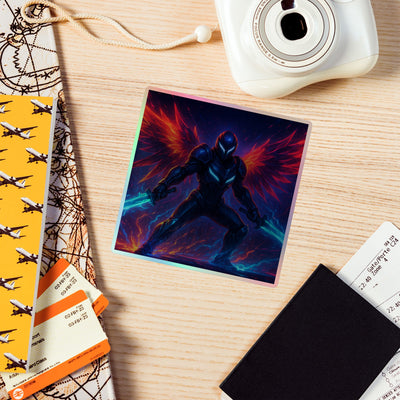 Holographic character stickers Main Perspective | Our Phoenix Rise