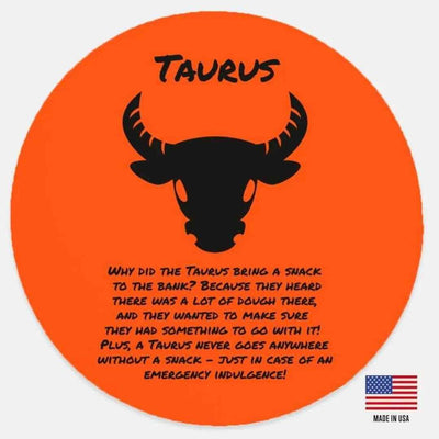 Taurus Zodiac Wood Sign | Funny Astrology Home Decor Gift