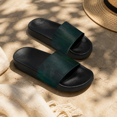 Women's Dark Teal Slide Sandals - Styled for Comfort | Our Phoenix Rise