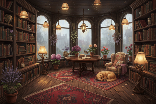A Rainy Day at the Blossom Fields Bookshop