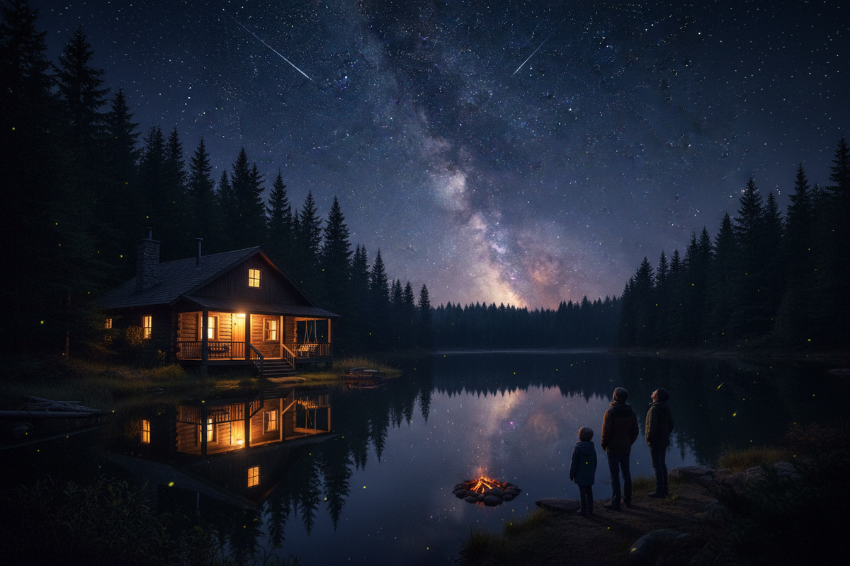 Blossom Fields Family Cabin Adventure