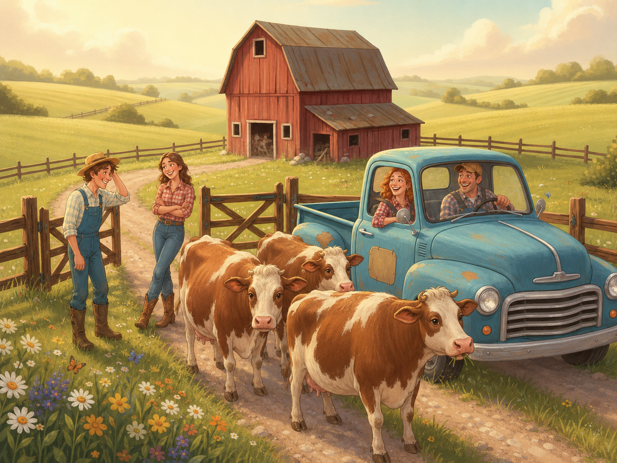 The Morning the Cows Blocked the Driveway