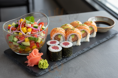 Vegan Sushi Roll Recipe and Cauliflower Ceviche With Citrus