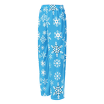 Snowflake Womens Pajama Pants Black White XS-2XL Black