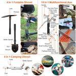 125-in-1 Emergency Survival Kit - Compact folding shovel with tactical handle | Our Phoenix Rise