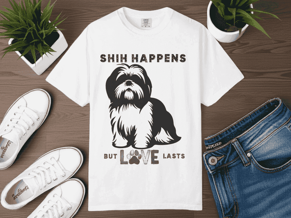 Shih Tzu T-shirt - Funny Eco-Friendly Gaming and Comfort Tee - Iron Phoenix GHG