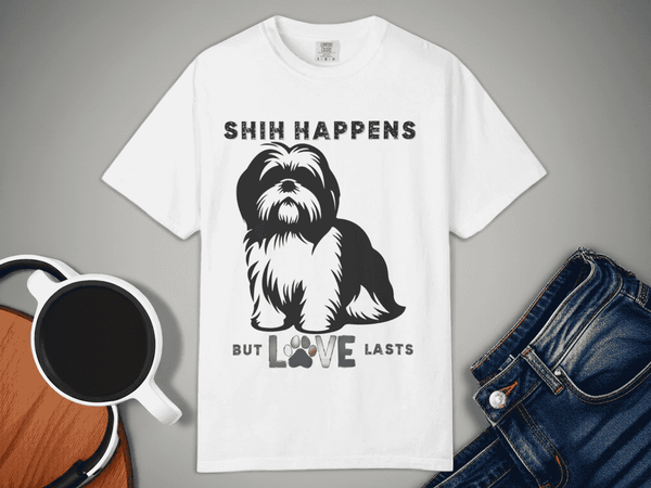Shih Tzu T-shirt - Funny Eco-Friendly Gaming and Comfort Tee - Iron Phoenix GHG