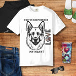 Shepherd Dog T-shirt - Cozy Unisex Tee, Pet Lover Gift