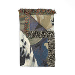 Dalmatian Dog Woven Blanket — Cozy Pet Portrait Throw for Dog Lovers