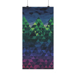Abstract Mountain Matte Vertical Poster 2025 - Iron Phoenix GHG
