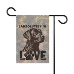 Labrador Retriever | Labsolutely in Love Garden Flag | House Banner