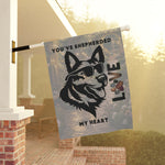 Cute Dog Love Garden Banner, Pet Lover Decor, Outdoor Flag, Heartwarming Home Decoration, Gift for Dog Owners