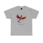 Phoenix Graphic Tee — 'Fabulous' Back Print Inspirational T-Shirt
