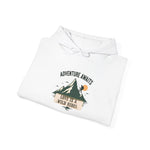 Adventure Awaits Hoodie - "Life Is a Wild Ride" Camping Graphic Pullover