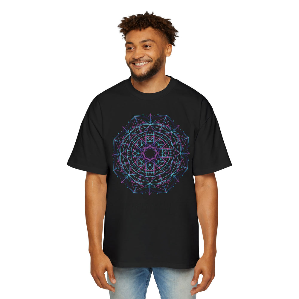 Mandala "I'm Perfectly Fine" Tee — Men's Oversized Graphic T-Shirt