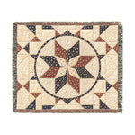 Patchwork Star Woven Blanket