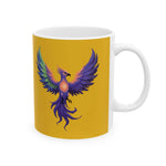 Pixel Art Phoenix Mug (11oz & 15oz)| Iron Phoenix GHG - Iron Phoenix GHG