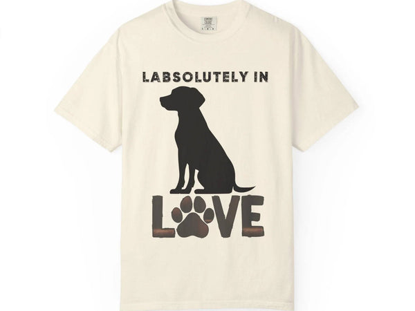 Black Lab T-shirt - Modern Silhouette Comfort Tee - Iron Phoenix GHG