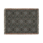 Patchwork Star quilt pattern Woven Blanket | farmhouse boho throw