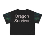 Dragon Crop Tee, Mythical Creature Graphic Shirt, Fantasy Crop Top, Dragon Lover Gift, Festival Clothing, Cute Crop Tshirt