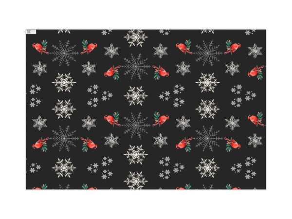 Winter Cardinal Wrapping Paper | Eco-Friendly Wrap