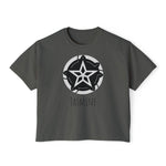 Women's Boxy Tee — Personalized Star Logo 'Jasmine' Crop Tee with 'Dream Big' Back