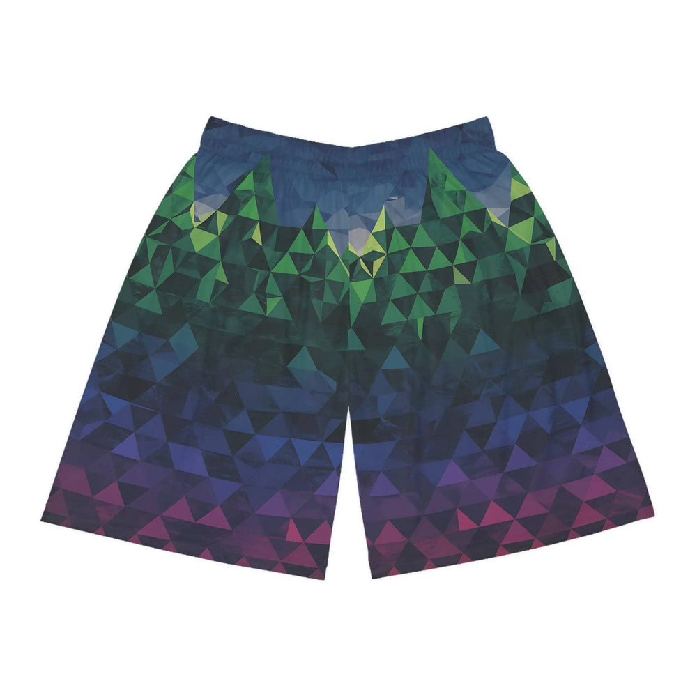 Geometric Basketball Shorts - Stylish Athletic Wear for Sports
