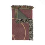 Oversized Heart Woven Blanket | Cozy Throw, Fringe Edge, Minimal Heart Design