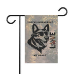 Cute Dog Love Garden Banner, Pet Lover Decor, Outdoor Flag, Heartwarming Home Decoration, Gift for Dog Owners