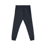 Embroidered Star Compass Sweatpants — White Fleece Joggers
