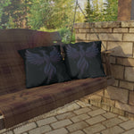 Phoenix Star Outdoor Pillow — Mystical Dark Garden Accent Cushion