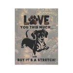 Dachshund Garden Banner | Dog Lover's Decor, Pet Memorial, Yard Sign, Outdoor Flag, Unique Home Gift