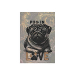 Pug Love Garden Banner, Pet Lover Decor, Dog Lover Gift, Outdoor Flag, Home & Garden Decoration