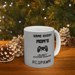 Gamer Mom Mug - "Game Over, Mom's Just Getting Started" - Mother's Day Gift - Iron Phoenix GHG