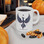 Winged Phoenix Ceramic Mug — Gothic Phoenix Coffee Cup (11oz & 15oz)
