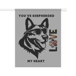 Cute Dog Love Garden Banner, Pet Lover Decor, Outdoor Flag, Heartwarming Home Decoration, Gift for Dog Owners - Iron Phoenix GHG