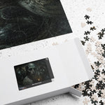Skull Candlelight Horror Puzzle — Gothic Jigsaw for Adults (110–1014 pcs)